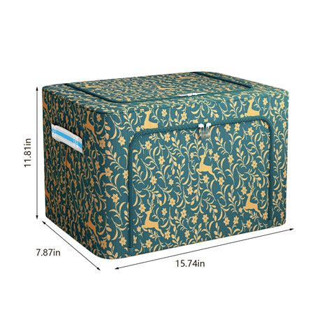 steel frame cloth storage box|Clothes Storage Bins Boxes with Metal Frame .